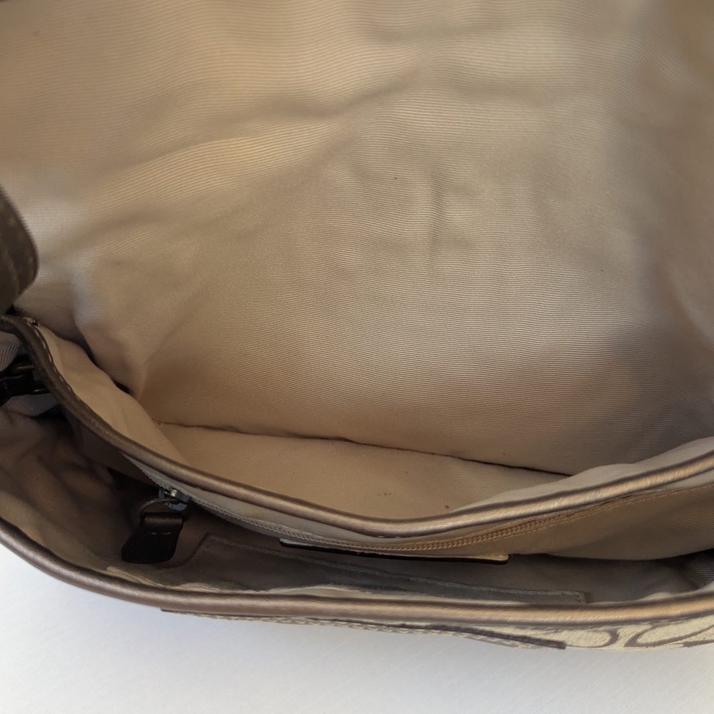 Coach Soho 8k38Signature ShoulderBag Leather & canvas women's Bag - Picture 15 of 16